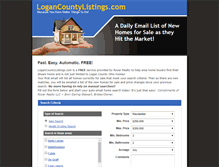 Tablet Screenshot of logancountylistings.com